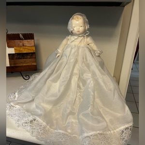 Vintage porcelain hand painted doll